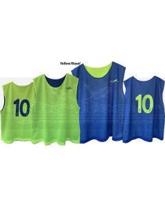 1-20 Numbered Reversible Bib Set