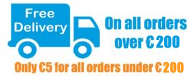Free Shipping on all orders over 200 euro